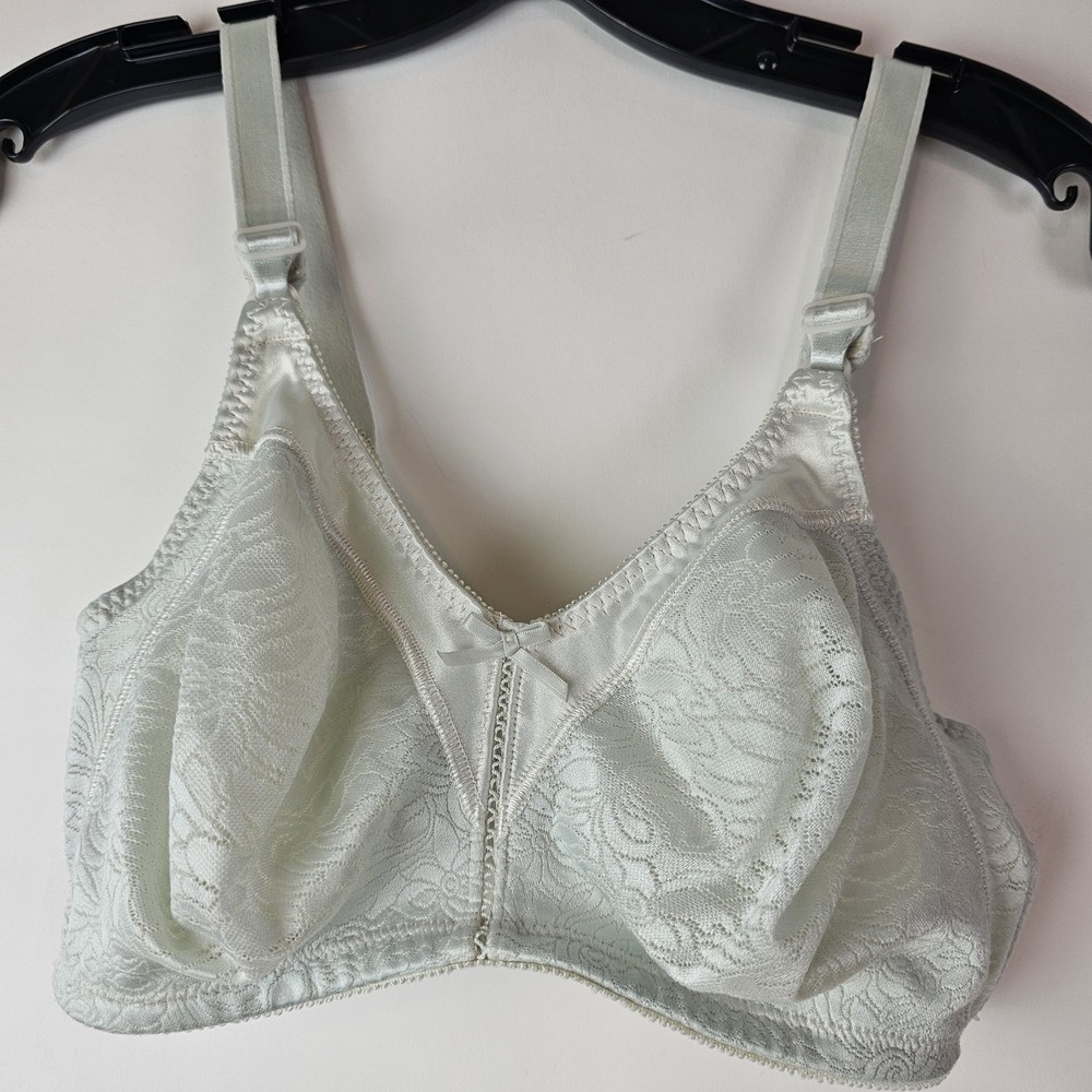 BALI‎ COOL COMFORT fabric BRA classic support 3372 Mint Green 36D Wirefree